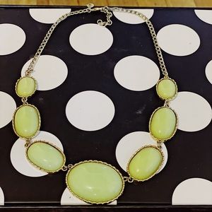 J Crew Light Green Necklace